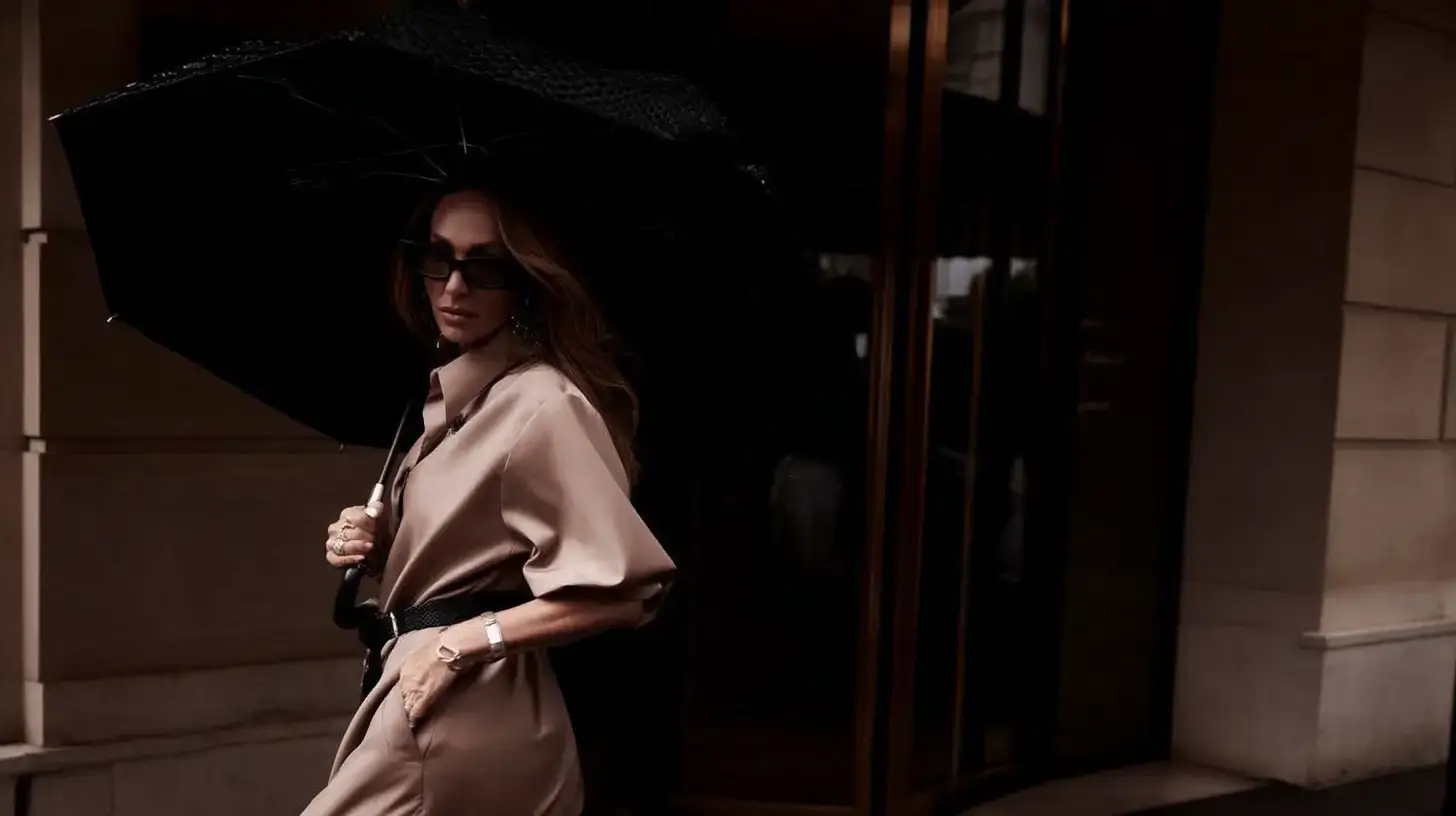 rich-woman-with-luxury-umbrella